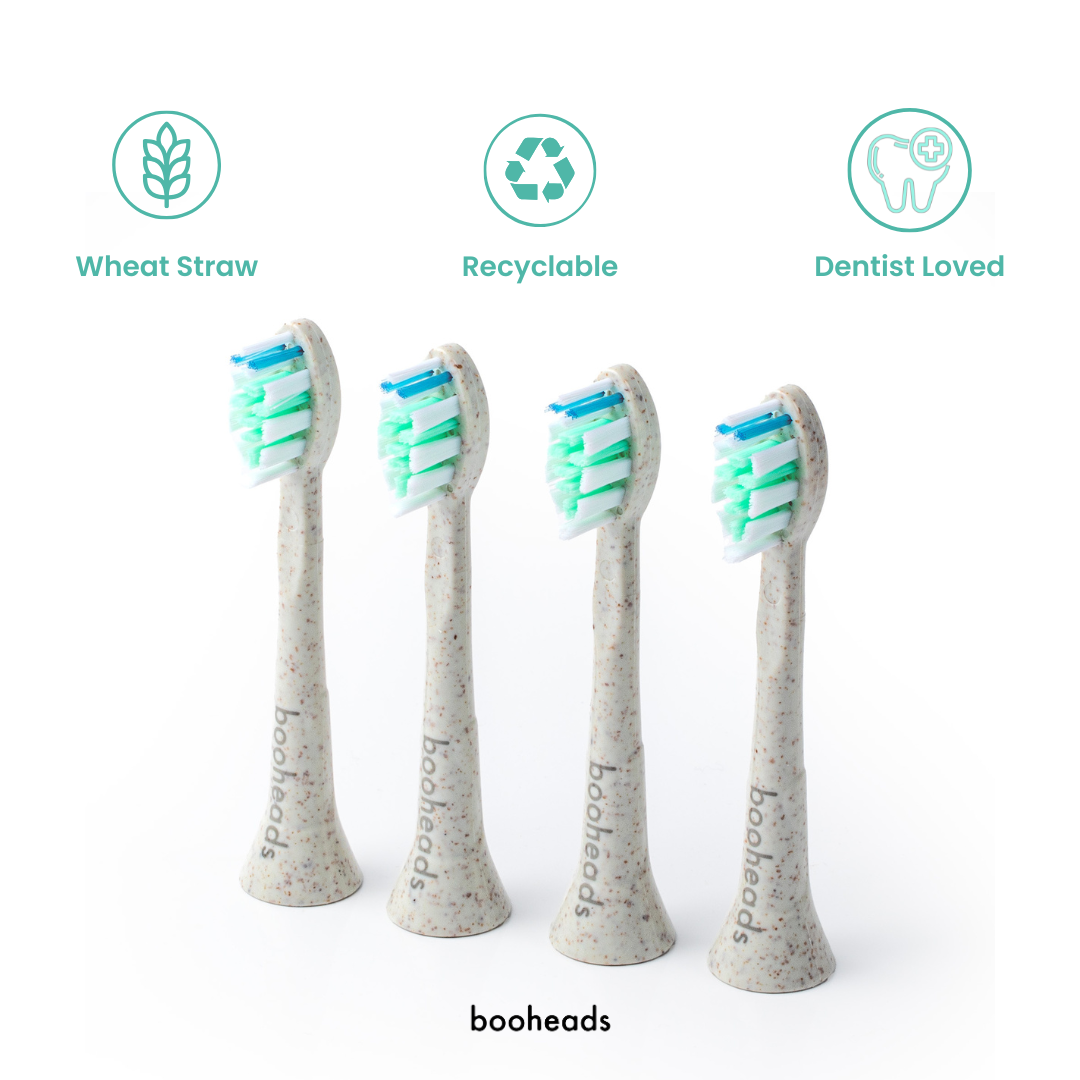 Sonibio - Plant Based Electric Toothbrush Heads Compatible with Sonicare* 4PK