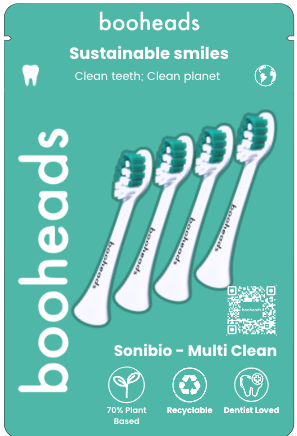 Sonibio - Plant Based Electric Toothbrush Heads Compatible with Sonicare* 4PK